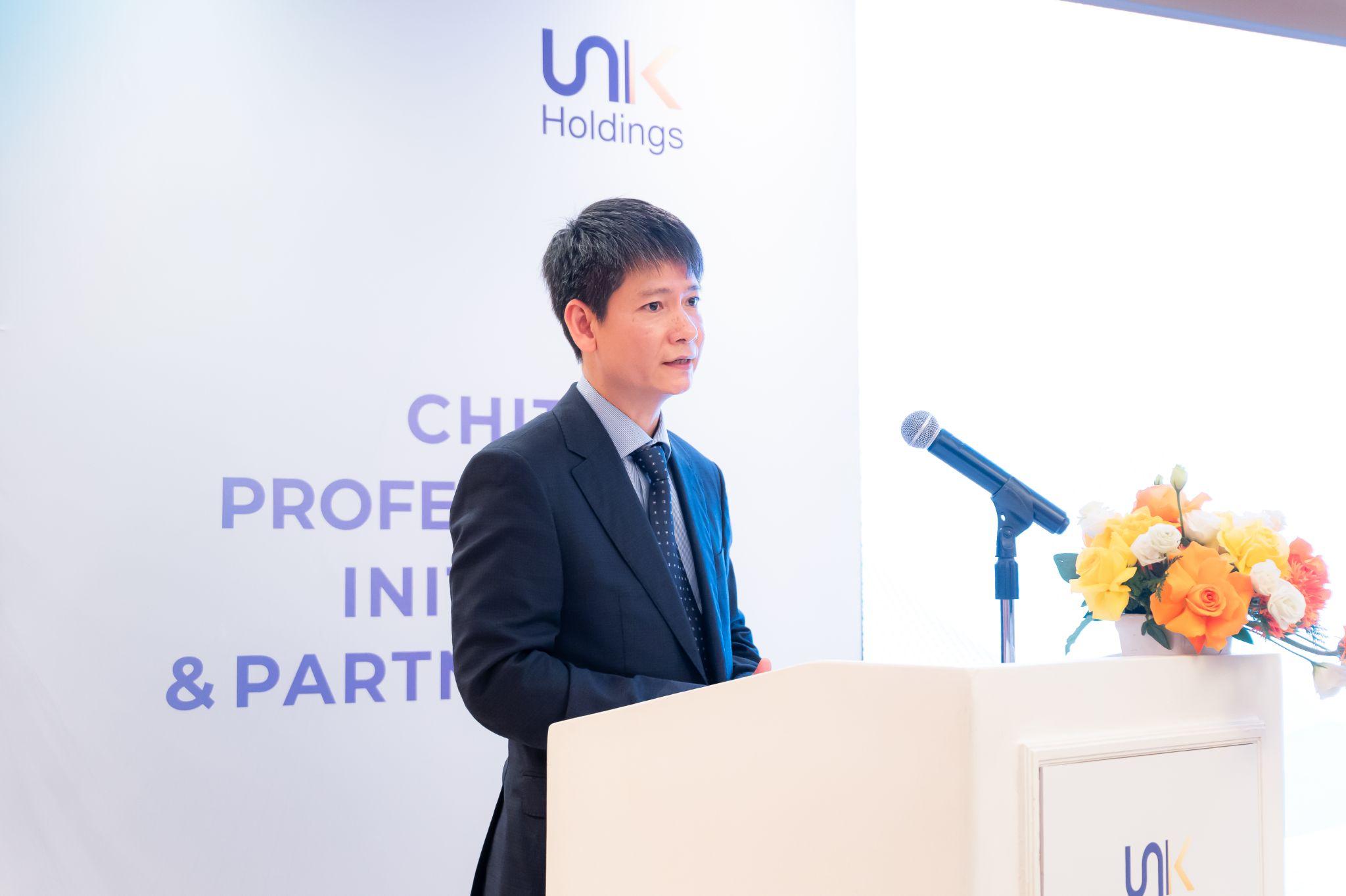 Mr. Tran Ngoc Tuan, Chairman & CEO of Unik Holdings, addressing delegates.